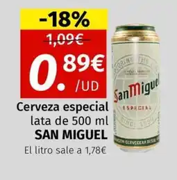 Maskom Supermercados SAN MIGUEL Cerveza especial oferta
