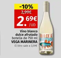 Maskom Supermercados VEGA MARINERA Vino blanco dulce afrutado oferta
