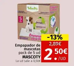 Maskom Supermercados MASCOTY Empapador de mascotass oferta