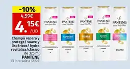 Maskom Supermercados PANTENE Champú repara y protege/ suave y liso/rizos/ hydra revitaliza/clásico oferta
