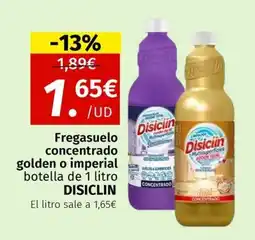 Maskom Supermercados DISICLIN Fregasuelo concentrado golden o imperial oferta