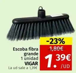 Maskom Supermercados VIGAR Escoba fibra grande oferta