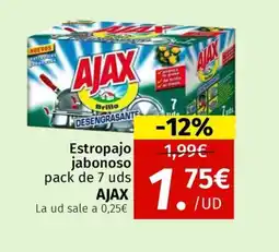 Maskom Supermercados AJAX Estropajo jabonoso oferta