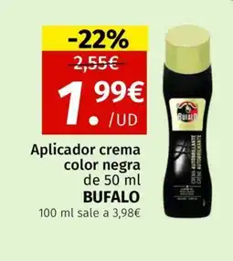 Maskom Supermercados BUFALO Aplicador crema color negra oferta