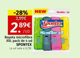 Maskom Supermercados SPONTEX Bayeta microfibra XXL oferta