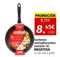 Maskom Supermercados MAGEFESA Sartenes antiadherentes tamaño 18 oferta