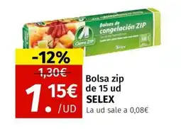 Maskom Supermercados SELEX Bolsas de de 15 ud oferta