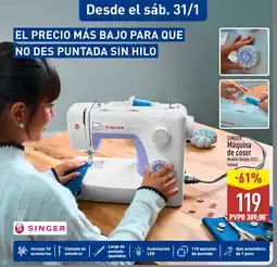 ALDI SINGER Máquina de coser oferta
