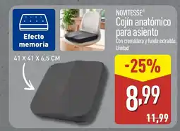 ALDI NOVITESSE Cojín anatómico para asiento oferta