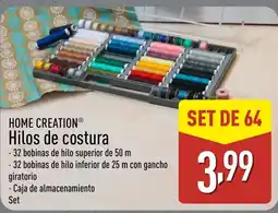 ALDI HOME CREATION Hilos de costura oferta