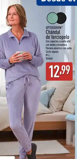 ALDI UP2FASHION Chándal de terciopelo oferta