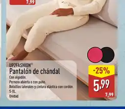 ALDI UP2FASHION Pantalón de chándal oferta
