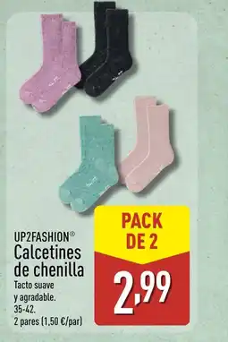 ALDI UP2FASHION Calcetines de chenilla oferta