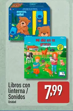 ALDI Libros con linterna / Sonidos oferta