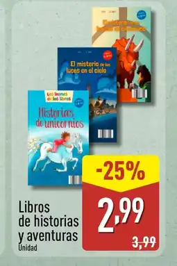 ALDI Libros de historias y aventuras oferta