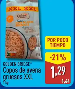 ALDI GOLDEN BRIDGE Copos de avena gruesos XXL oferta