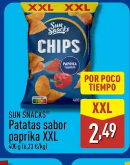 ALDI SUN SNACKS Patatas sabor paprika XXL oferta