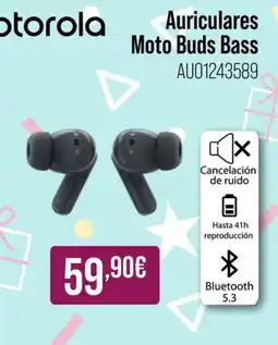 MR Micro MOTOROLA Auriculares Moto Buds Bass oferta