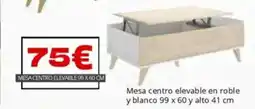 Atrapamuebles Mesa centro elevable oferta