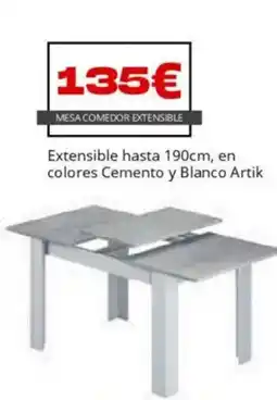 Atrapamuebles Mesa comedor extensible oferta