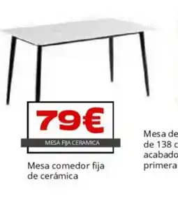 Atrapamuebles Mesa fija ceramica oferta