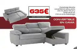 Atrapamuebles Sofá chaiselongue oferta