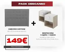 Atrapamuebles Pack descanso oferta