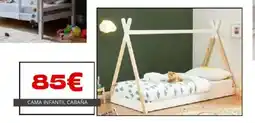 Atrapamuebles Cama infantil cabaña oferta