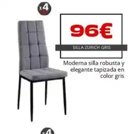Atrapamuebles Silla zurich gris oferta