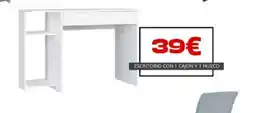 Atrapamuebles Escritorio con 1 cajón y 1 hueco oferta