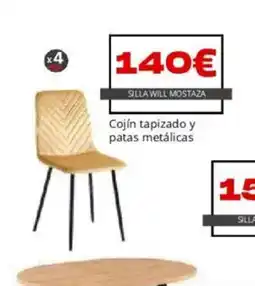 Atrapamuebles Silla will mostaza oferta