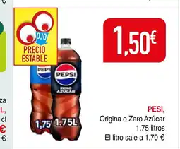 mYm supermercados PEPSI Origina o Zero Azúcar oferta