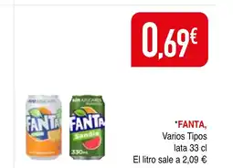 mYm supermercados FANTA, Varios Tipos oferta