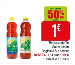 mYm supermercados NESTEA Refresco de Té Sabor Limón Original o Sin Azúcar oferta