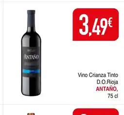 mYm supermercados ANTAÑO Vino Crianza Tinto D.O.Rioja oferta