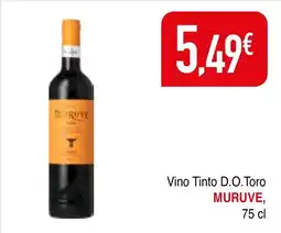 mYm supermercados MURUVE Vino Tinto D.O.Toro oferta