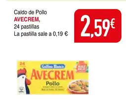 mYm supermercados AVECREM Caldo de Pollo oferta