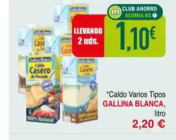 mYm supermercados GALLINA BLANCA Caldo Varios Tipos oferta