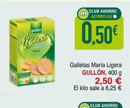 mYm supermercados GULLÓN Galletas María Ligera oferta