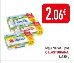 mYm supermercados C.L.ASTURIANA Yogur Varios Tipos oferta