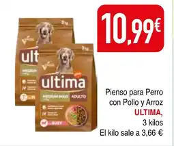 mYm supermercados ULTIMA Pienso para Perro con Pollo y Arroz oferta