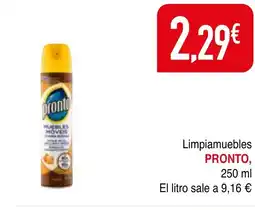 mYm supermercados PRONTO Limpiamuebles oferta