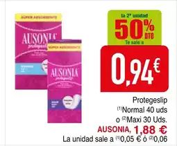 mYm supermercados AUSONIA Protegeslip Normal oferta