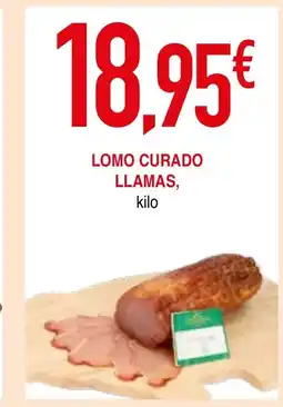 mYm supermercados Lomo curado llamas oferta
