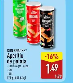 ALDI SUN SNACKS Aperitiu de patata oferta