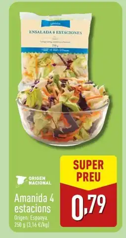 ALDI Amanida 4 estacions oferta