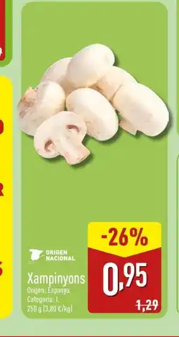 ALDI Xampinyons oferta