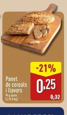 ALDI Panet de cereals oferta