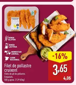 ALDI Filet de pollastre cruixent oferta