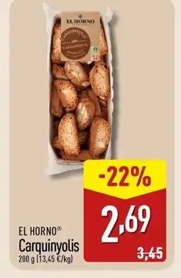 ALDI EL HORNO Carquinyolis oferta